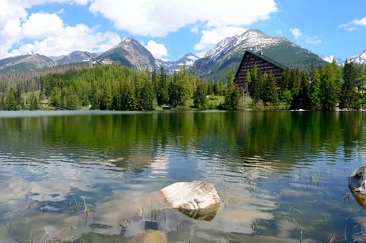 Lake in Tatra Mountains, Slovakia