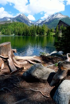 Lake in Tatra Mountains, Slovakia