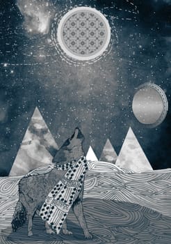 Howling wolf