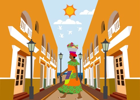 Way to the market