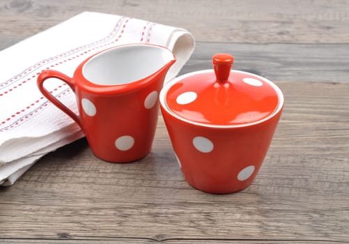 Milk box and sugar tin