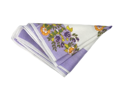 Cloth with flower decoration