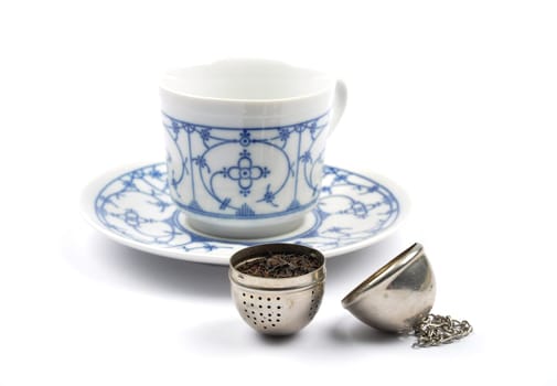 Teacup and tea egg