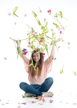 Flower rain