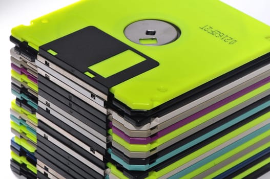 Old floppy disks