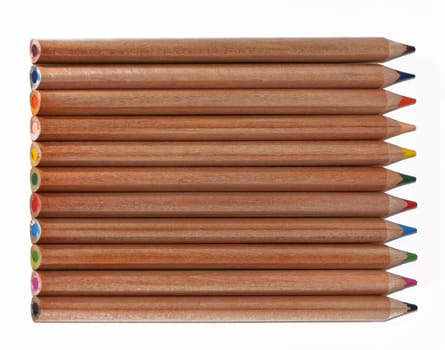 Wooden crayons