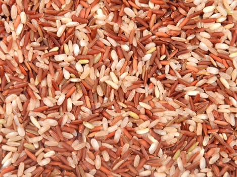 group of milled rice imperfectly cleaned