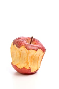 Apple on a white background