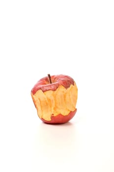 Apple on a white background