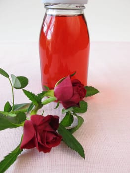 Rose petal syrup