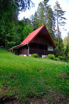 Chalet in forest of Slovak Paradise