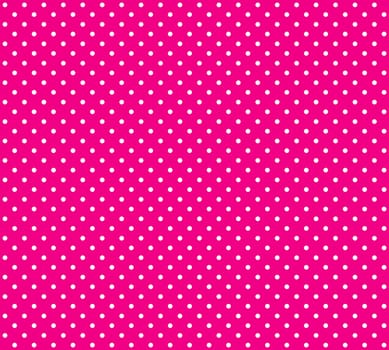 Background pink with white dots