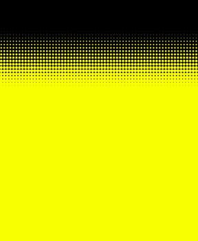 Background yellow with transition to black