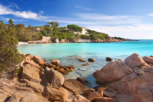 Beach with turquoise water