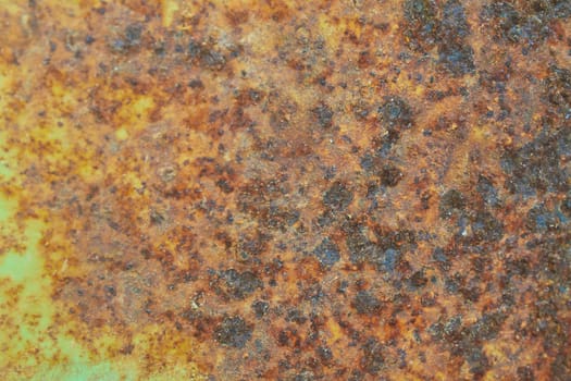rust on metal surface making an abstract texture