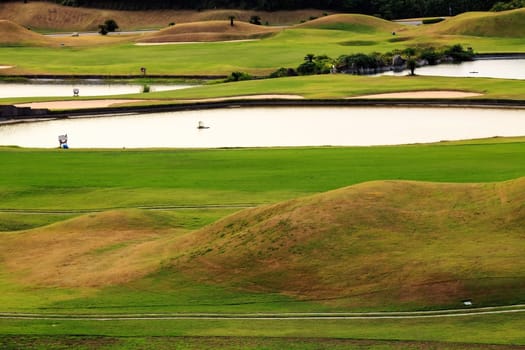Beautiful golf place with nice background for adv or others purpose use