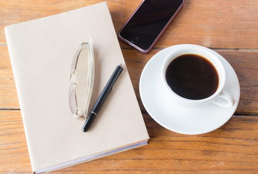 Relaxed time at coffee shop, stock photo