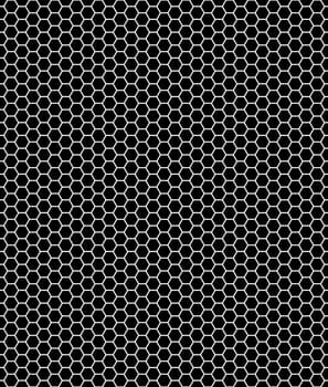 Background: Honeycomb pattern black and white