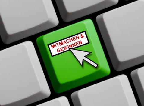 Keyboard green: Join in and win