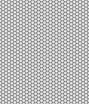 Background: Honeycomb pattern light grey black