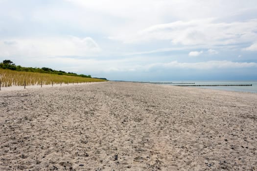 Beach in Zingst, peninsula Fischland-Darss-Zingst, Germany