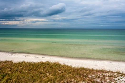 View from the observation tower at the Hohe Duene, near Pramort, Zingst, Germany