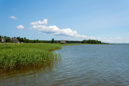 Fisherman's house at the Bodden, Fischland-Darss-Zingst, near Wieck am Darss