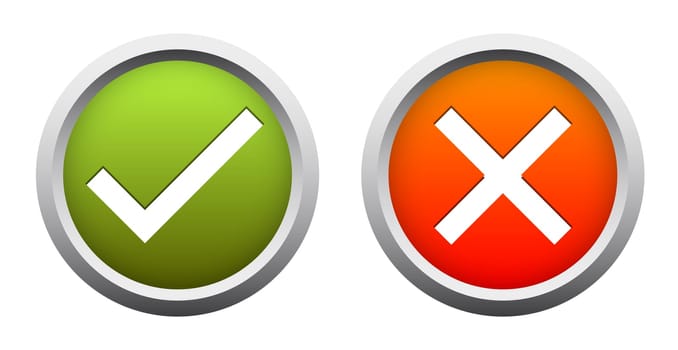YES + NO Button