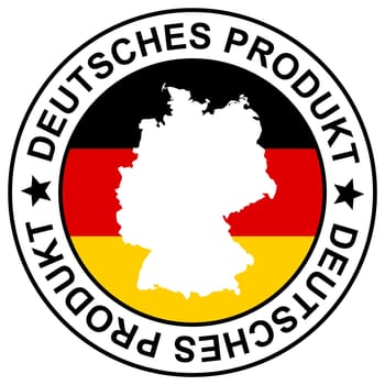 Stamp " German Product """