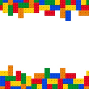 blocks or bricks game vector multi colored