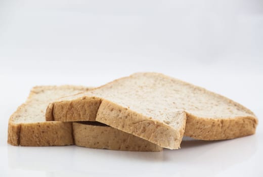 Slices of whole wheat bread