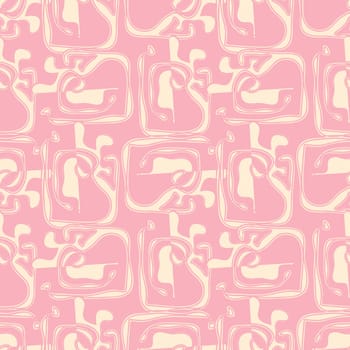 Vector seamless psychedelic texture pattern. Endless background.
