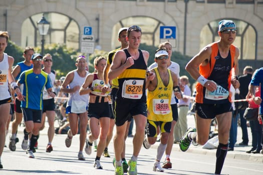 Runners at the Berlin Marathon