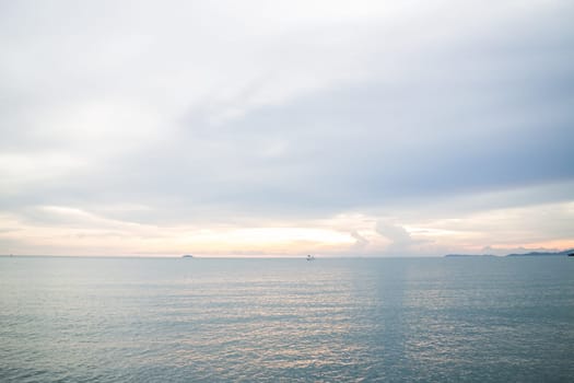 Relaxing deep blue sea view, stock photo