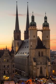 HALLE (SAALE), GERMANY - DECEMBER 16