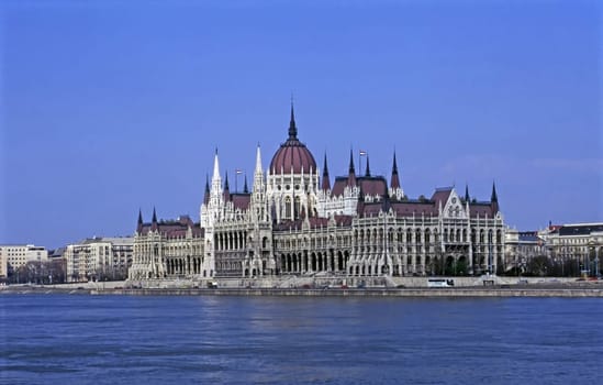 Building of Parliament in Budapest, Hungary