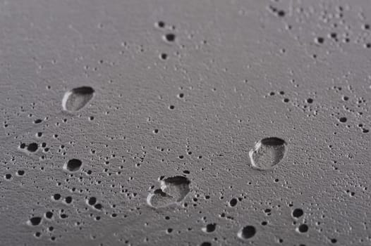 fresh cast dark grey cast concrete background