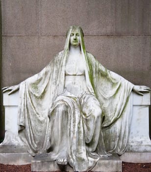 Grave at Melaten Friedhof in Cologne, Germany.