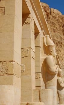 Hatshepsut temple at Deir-el-Bahri, Egypt