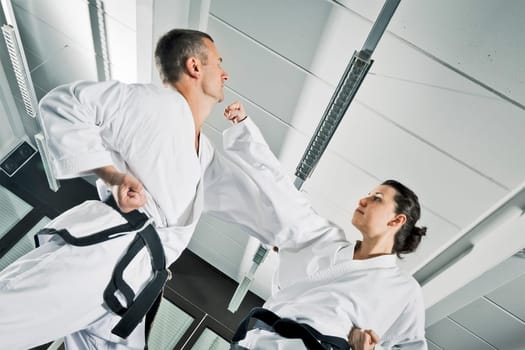 An image of two martial arts fighters
