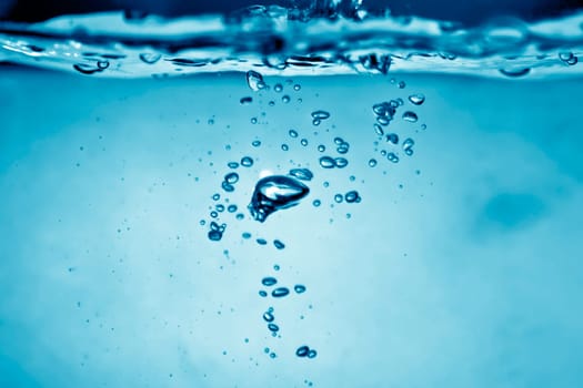 An image of a nice water bubbles background
