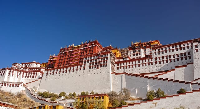 Potala palace in Lhasa, Tibet