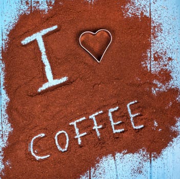 ground coffee