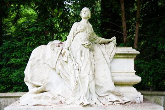 Grave at Melaten Friedhof in Cologne, Germany.