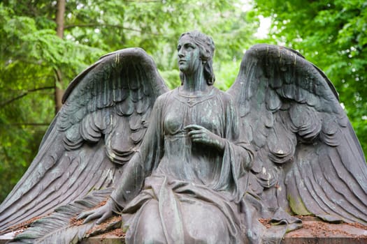 Grave at Melaten Friedhof in Cologne, Germany.