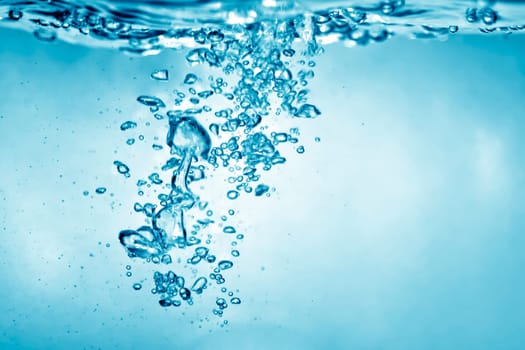 An image of a nice water bubbles background