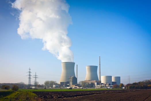 An image of the nuclear power plant in Gundremmingen Germany