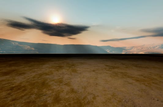 An image of a landscape without vegetation