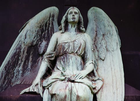 Grave at Melaten Friedhof in Cologne, Germany.