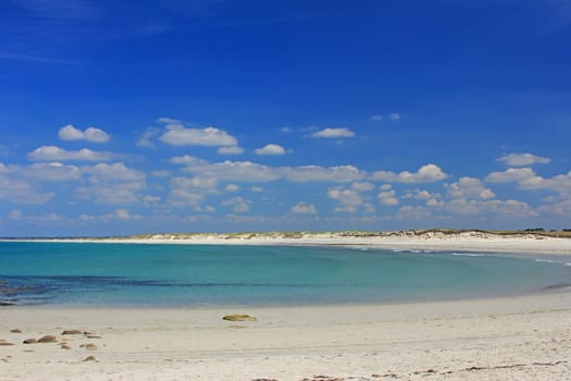 Sandy beach near Tronoen,Finistere,Brittany,France